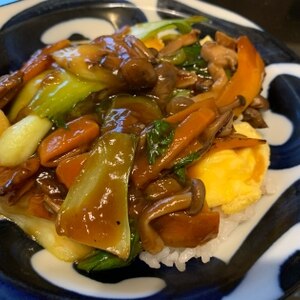 野菜たっぷり☆天津飯風カニ玉